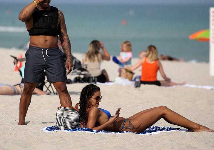 NFL’s Devonta Freeman Beach Pimpin’ In Miami