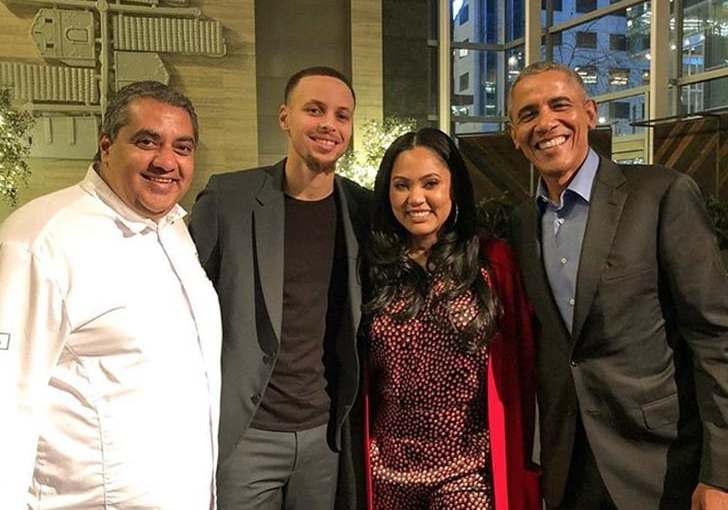 Barack Obama All-Star Dinner With Steph & Ayesha, John & Chrissy